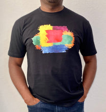 Load image into Gallery viewer, Blue-Purple Abstract T-Shirt