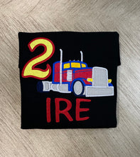 Load image into Gallery viewer, Boys Personalized Heavy Duty Truck Shirt