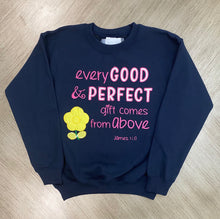 Load image into Gallery viewer, Girls James 1:17 Sweatshirt