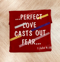 Load image into Gallery viewer, Women’s 1 John 4:18 Sweatshirt